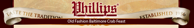 Phillip's Old Fashion Baltimore Crab Feast Banner