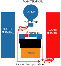 Airport Terminal Map