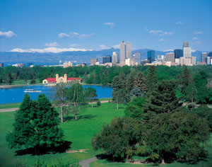 City Park and Denver Skyline